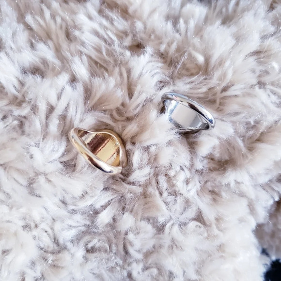 Statement gold/silver rings - Picture 5 of 7